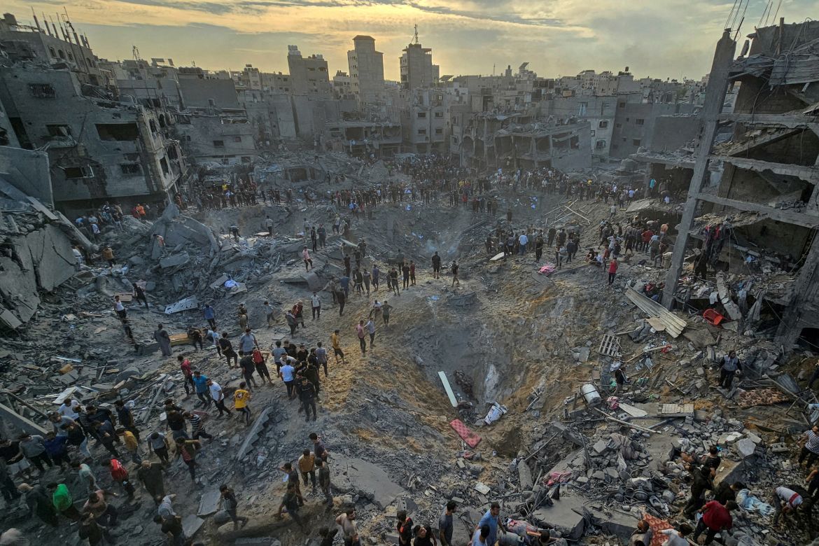 devastation in Gaza